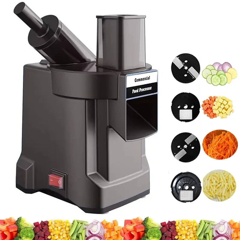 Kitchen Gadgets Vegetable Cutter - เครื่องหั่นผักไฟฟ้า 220V อเนกประสงค์ เครื่องตัดแครอท มันฝรั่ง หั่น