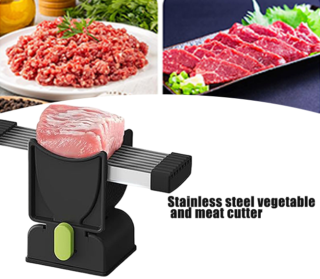 Kitchen Gadgets Best - เครื่องตัดเนื้อสแตนเลสแบบมัลติฟังก์ชั่นสำหรับครัวเรือน ตัด หั่น สับ ซอย ได้อย่างรวดเร็ว