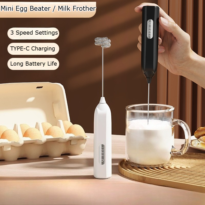 Kitchen Gadgets And Appliances - เครื่องตีฟองนมไฟฟ้าแบบมือถือ เครื่องทำฟองอัตโนมัติ เครื่องตีไข่ เครื่องผสมอาหารในครัว สำหรับทำเบเกอรี่ที่บ้าน