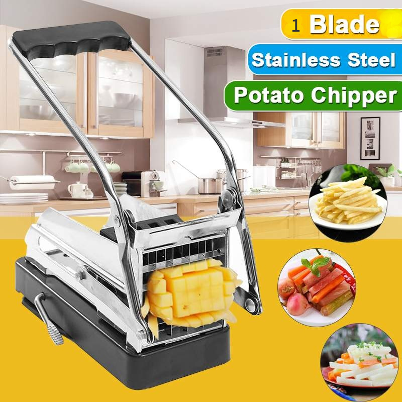 Kitchen Gadgets Best - 1 PC Non-SLIP เครื่องตัดมันฝรั่งตัด French Fries