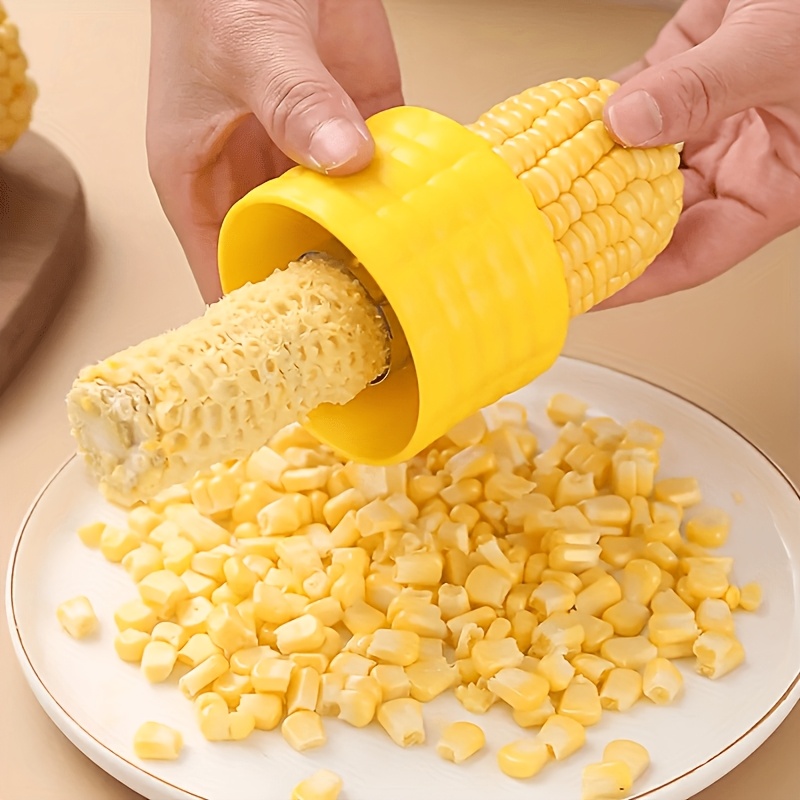 Kitchen Gadgets And Appliances - เครื่องปอกเปลือกข้าวโพดแบบมือหมุน อุปกรณ์ปอกเมล็ดอเนกประสงค์ เครื่องมือปอกผัก อุปกรณ์ครัวแบบพกพา อุปกรณ์ทำอาหารระดับมืออาชีพ