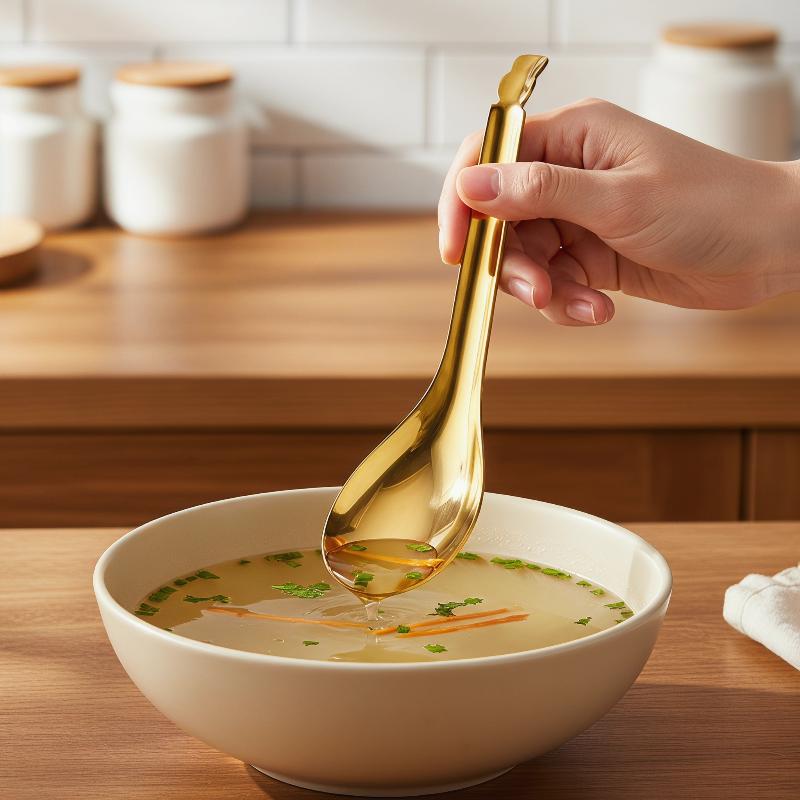 ช้อนครัวสแตนเลสใหม่ ทนทาน ใช้ส - Kitchen Gadgets For Chefs บทวิจารณ์และราคา
