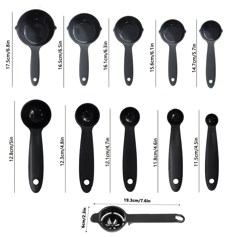 ชุดถ้วยตวงพลาสติก 11 ชิ้น และท - Kitchen Gadgets And Appliances บทวิจารณ์และราคา