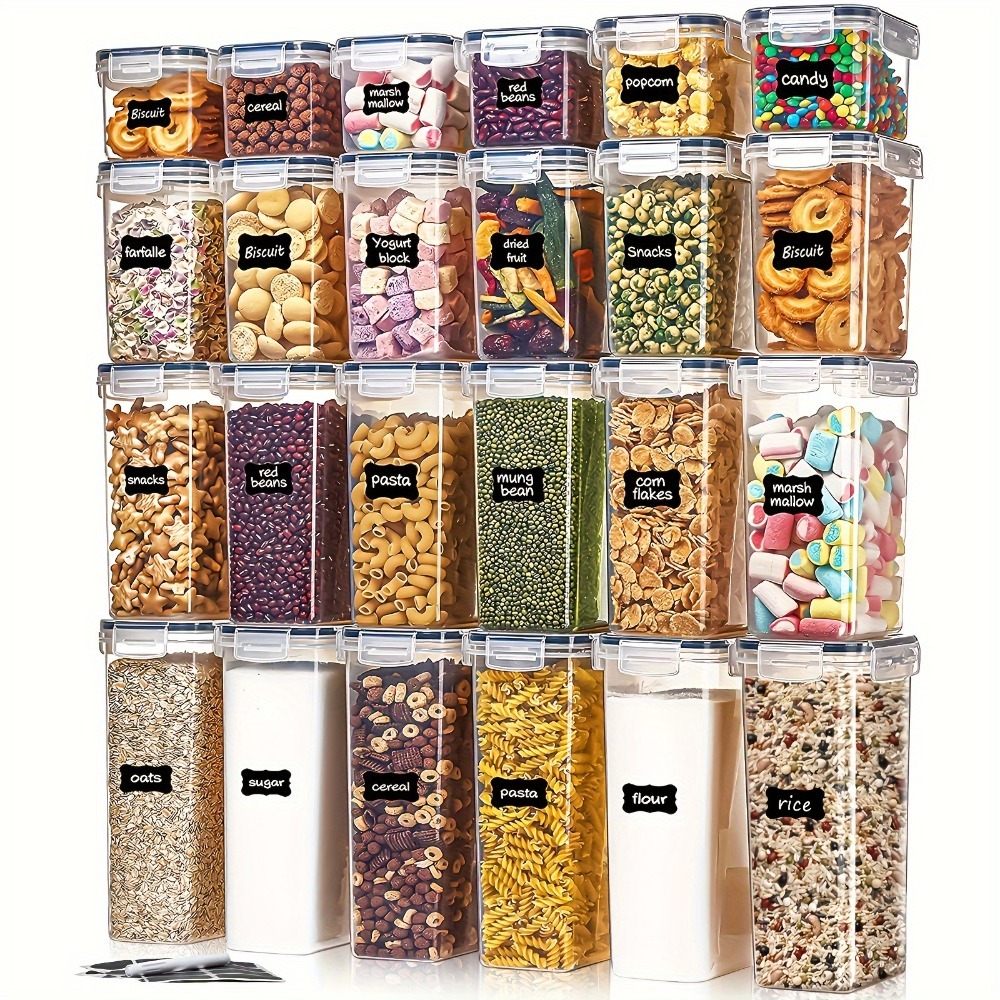 24 ชิ้น กล่องเก็บอาหาร 12 กล่อ - Kitchen Gadgets Storage Ideas บทวิจารณ์และราคา
