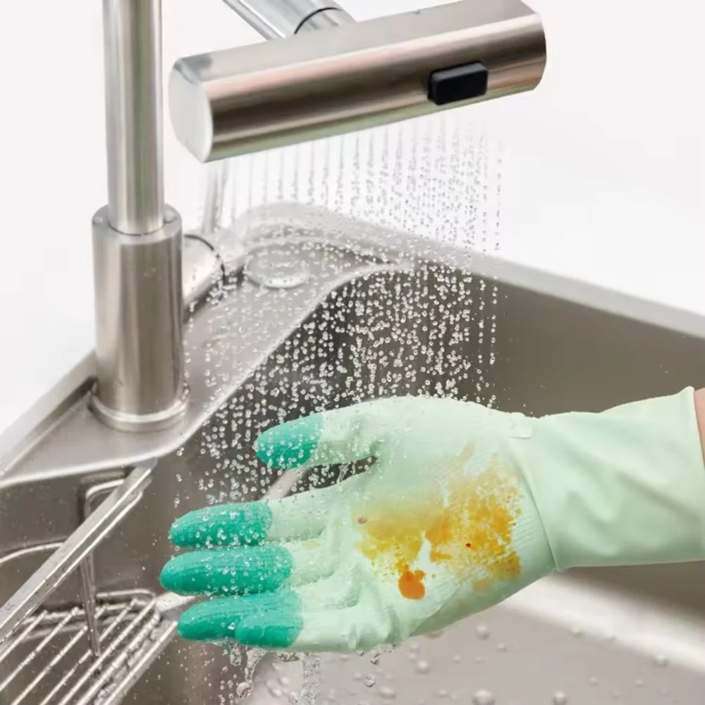 ถุงมือซิลิโคนสำหรับล้างจาน อุป - Kitchen Gadgets Needed บทวิจารณ์และราคา