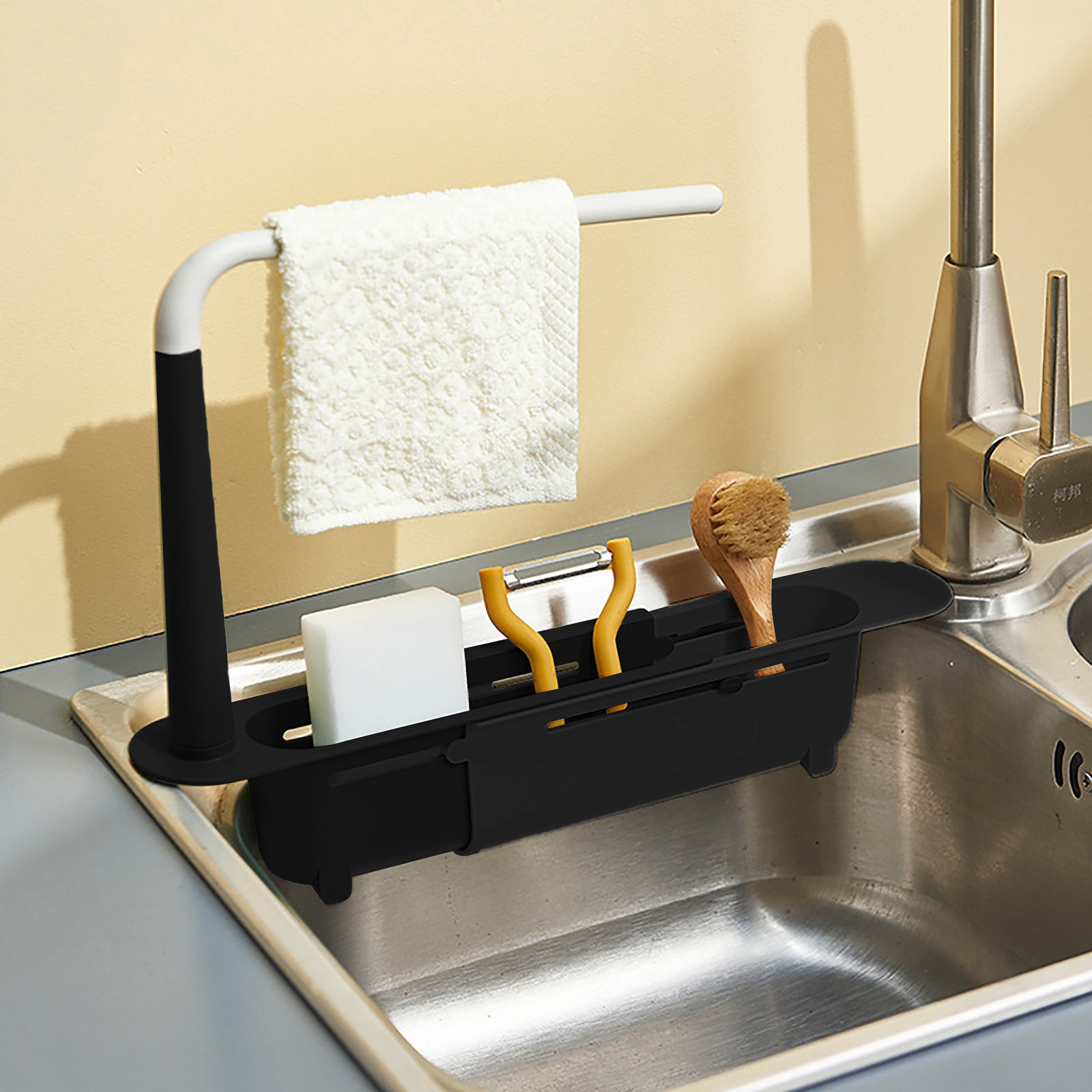 Elescopic ชั้นวางชั้นที่คว่ำชั - Kitchen Gadgets Storage Ideas บทวิจารณ์และราคา