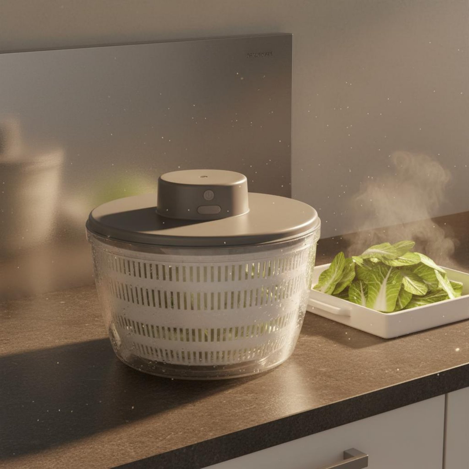เครื่องอบสลัดไฟฟ้า เครื่องอบผั - Salad Spinner บทวิจารณ์และราคา