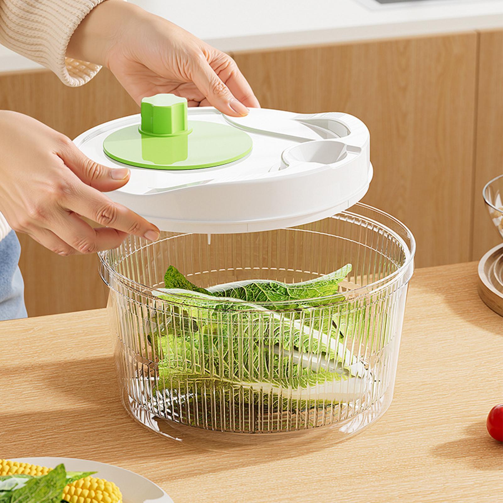 ตะกร้ากรองน้ำสำหรับผักกาดแก้ว  - Salad Spinner บทวิจารณ์และราคา