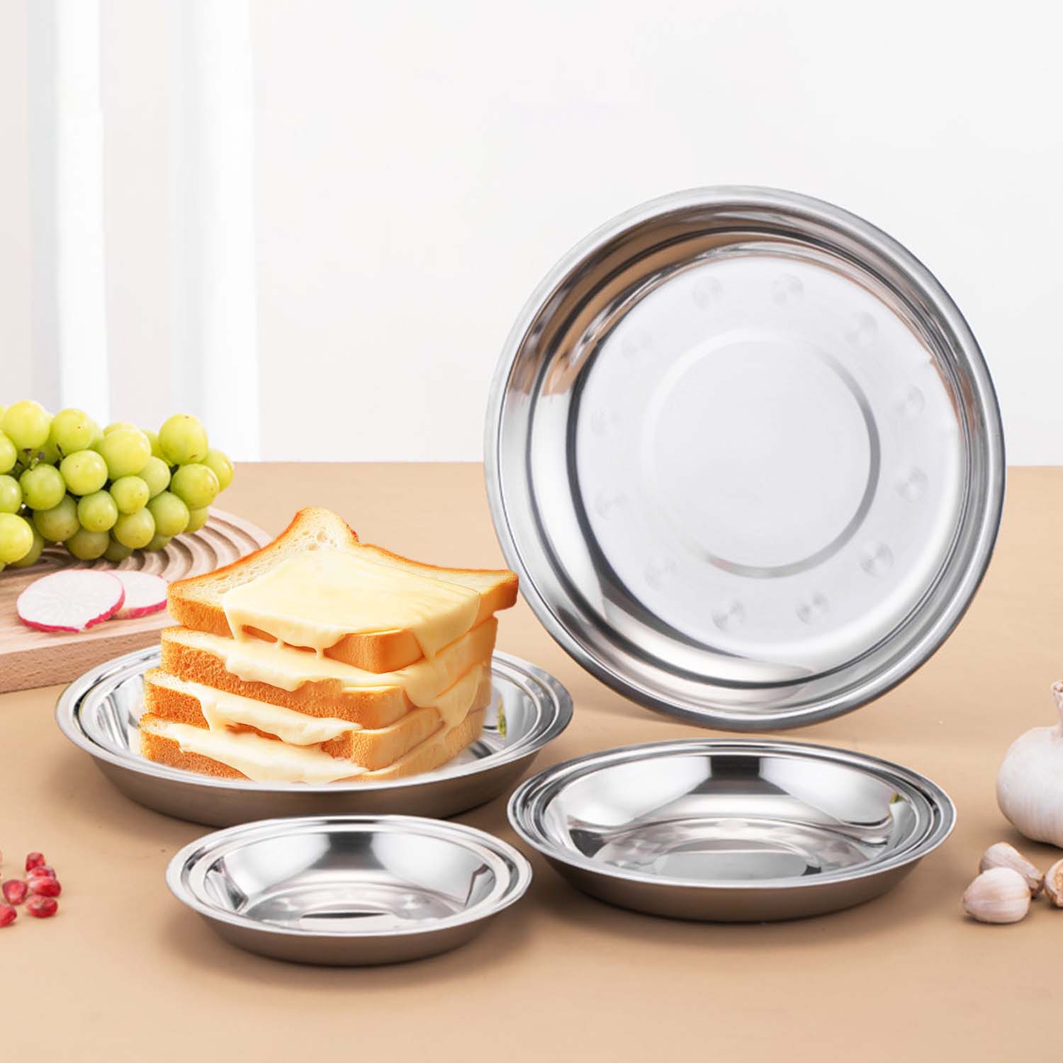 จานกลมสแตนเลสขนาด 12 ซม. สามาร - Salad Spinner บทวิจารณ์และราคา