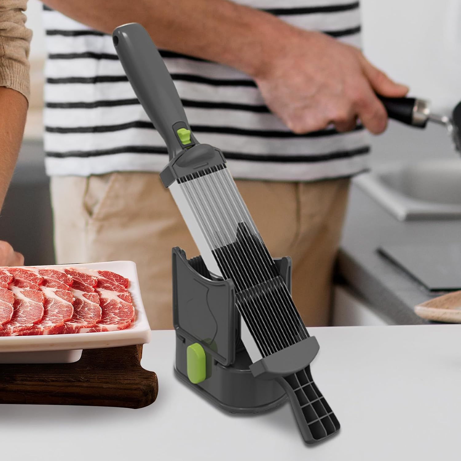 เครื่องตัดเนื้อสแตนเลสแบบมัลติ - Kitchen Gadgets Best บทวิจารณ์และราคา