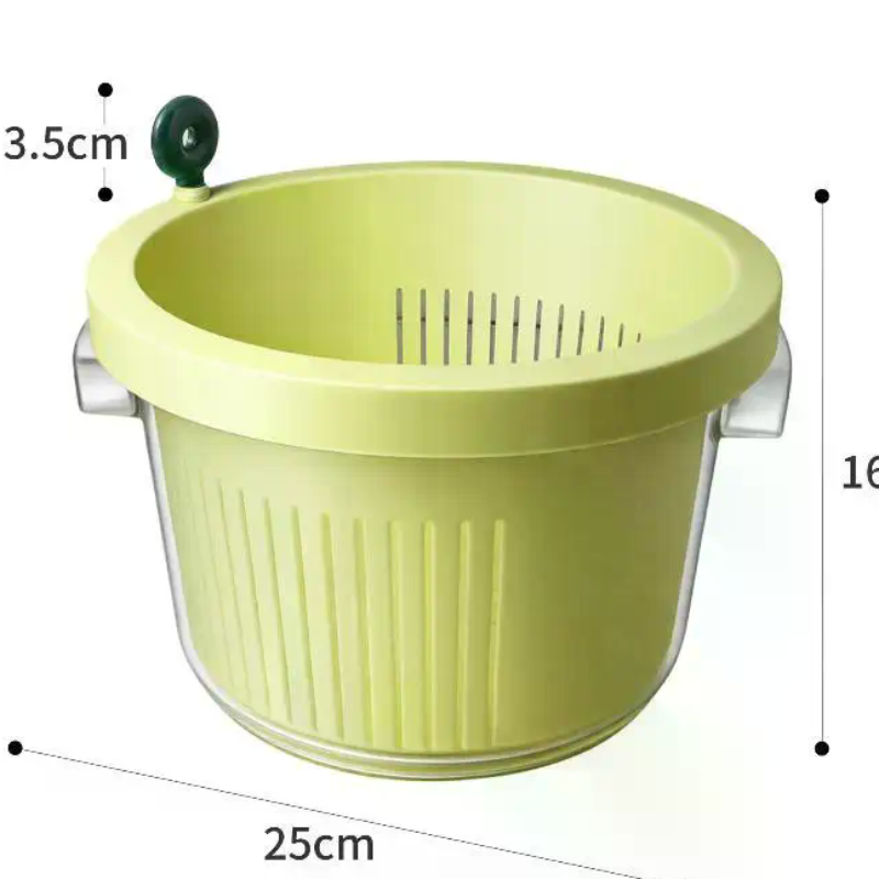 เครื่องปั่นสลัดแบบมือหมุน ปลอด - Salad Spinner บทวิจารณ์และราคา