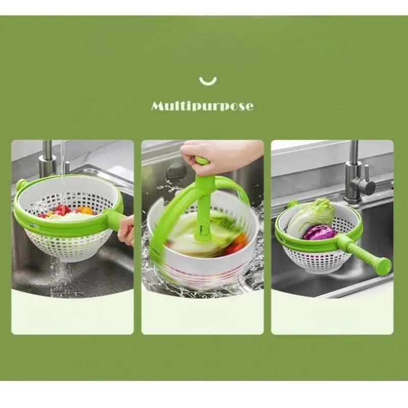 ตะกร้าปั่นสลัดแบบหมุนได้ ตะกร้ - Salad Spinner บทวิจารณ์และราคา