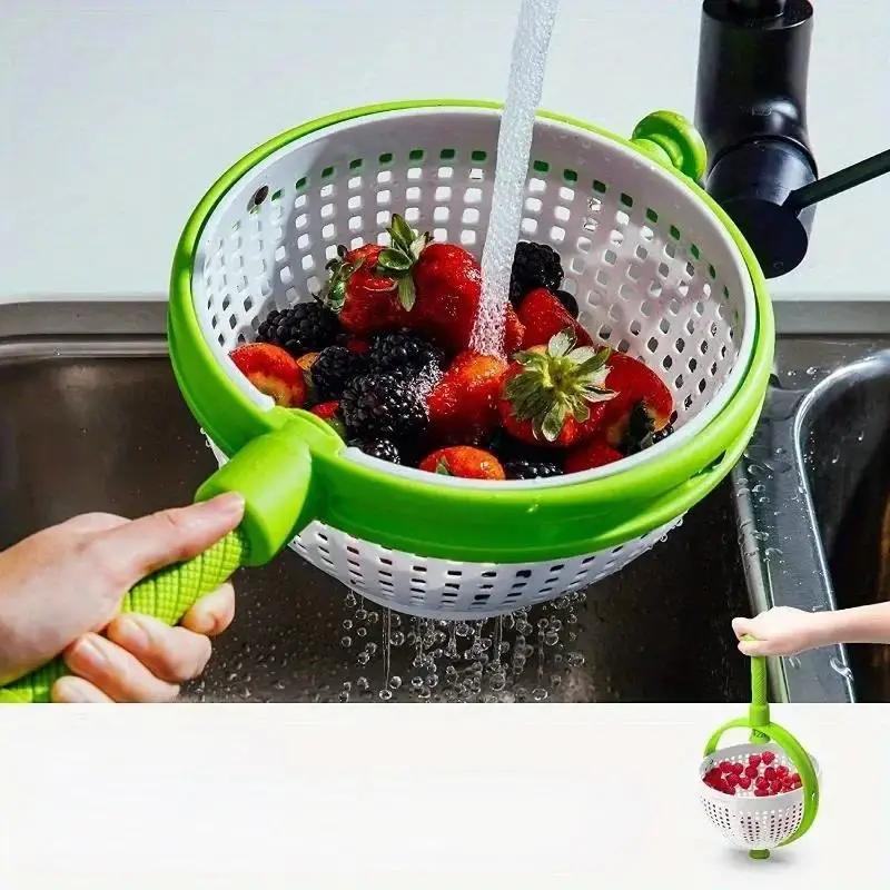 ตะกร้าปั่นสลัดแบบหมุนได้ ตะกร้ - Salad Spinner บทวิจารณ์และราคา