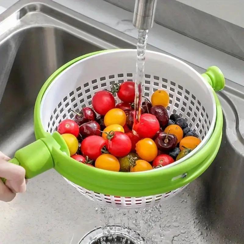 ตะกร้าปั่นสลัดแบบหมุนได้ ตะกร้ - Salad Spinner บทวิจารณ์และราคา