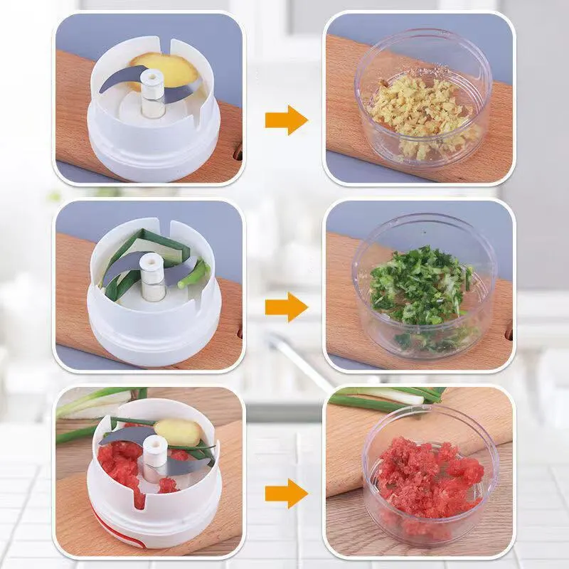 พลาสติกกระเทียม Crusher กดเครื - Kitchen Gadgets Vegetable Cutter บทวิจารณ์และราคา