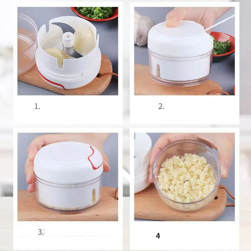 พลาสติกกระเทียม Crusher กดเครื - Kitchen Gadgets Vegetable Cutter บทวิจารณ์และราคา