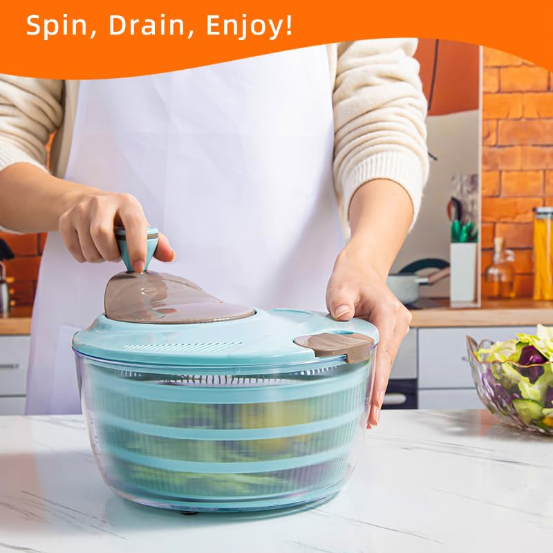 เครื่องปั่นผักกาดหอมพร้อมรูระบ - Salad Spinner บทวิจารณ์และราคา