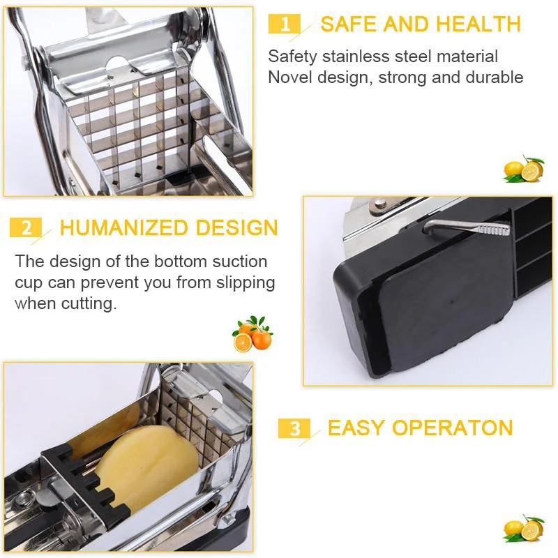1 PC Non-SLIP เครื่องตัดมันฝรั - Kitchen Gadgets Best บทวิจารณ์และราคา