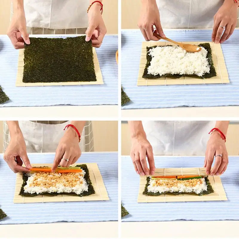 DIY ไม้ไผ่ซูชิ Maker Rolling M - Kitchen Gadgets And Appliances บทวิจารณ์และราคา