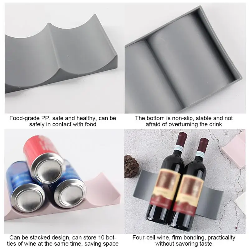 ที่วางขวดไวน์แบบซ้อนกันได้ 1 ช - Kitchen Gadgets Storage Ideas บทวิจารณ์และราคา
