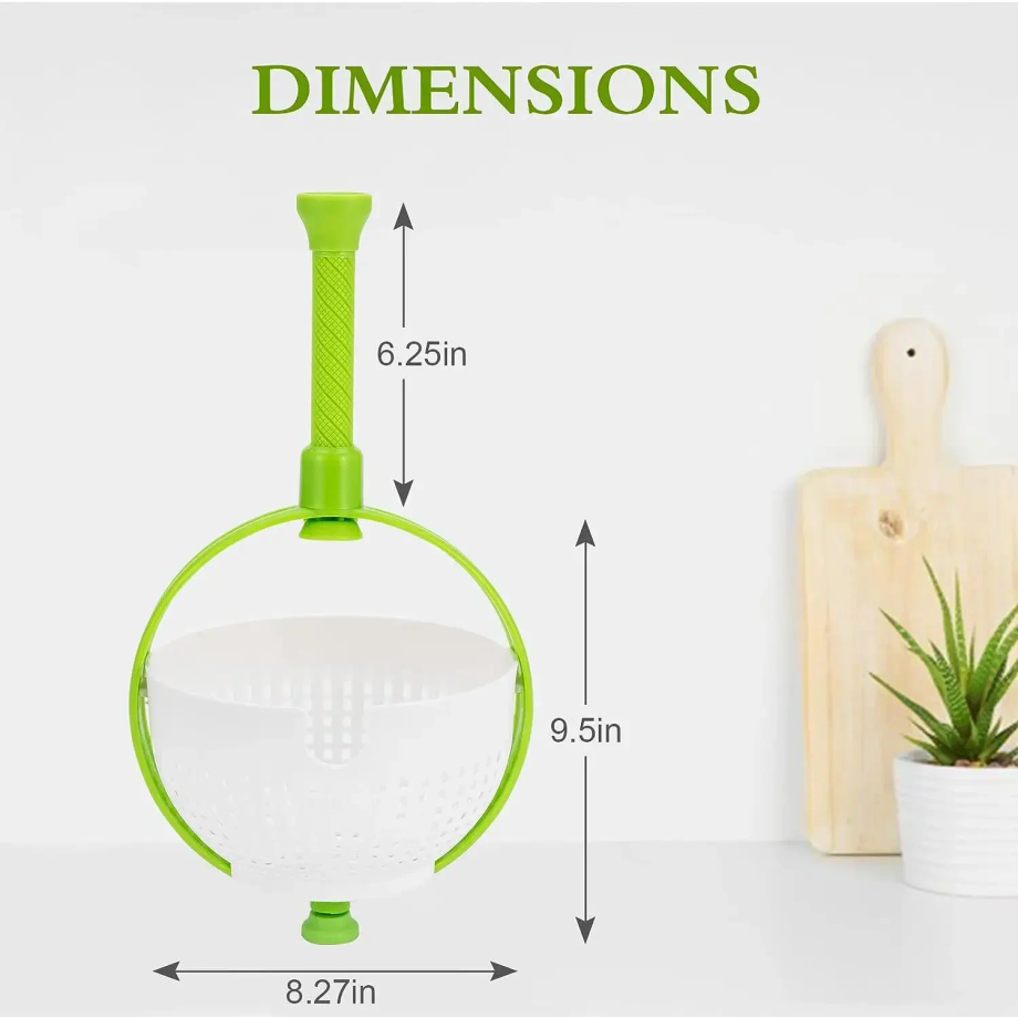 ตะกร้าพับได้สำหรับสะเด็ดน้ำผลไ - Salad Spinner บทวิจารณ์และราคา