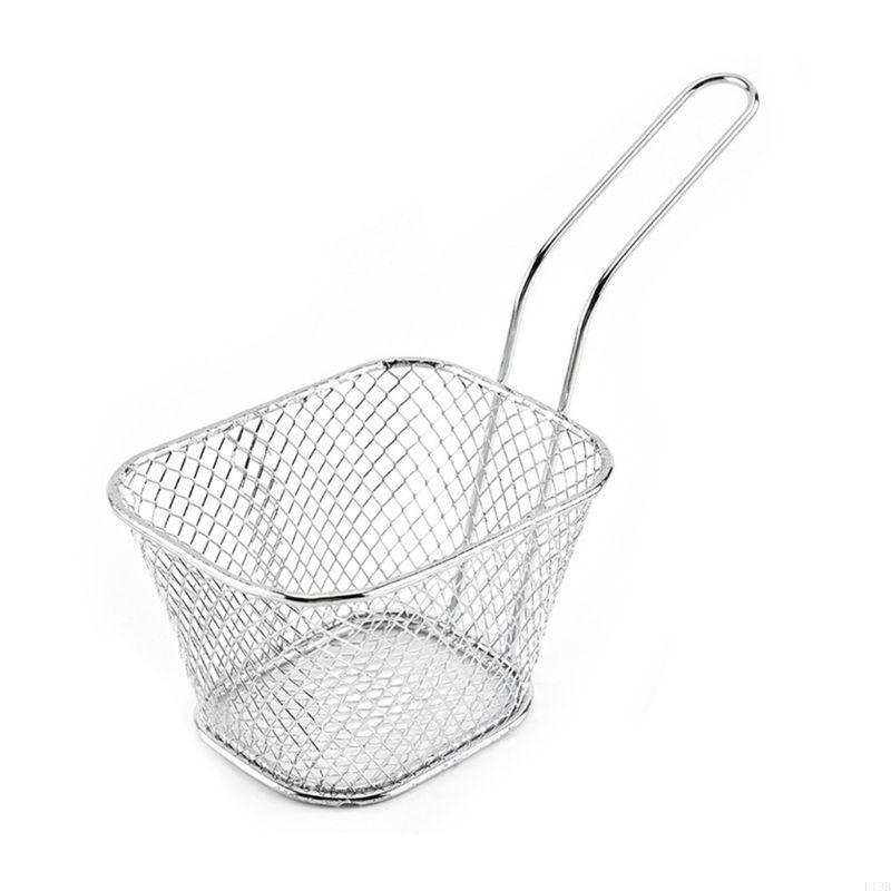 F19B ชิปตาข่ายตะกร้าทอดสแควร์ท - Kitchen Gadgets For Chefs บทวิจารณ์และราคา