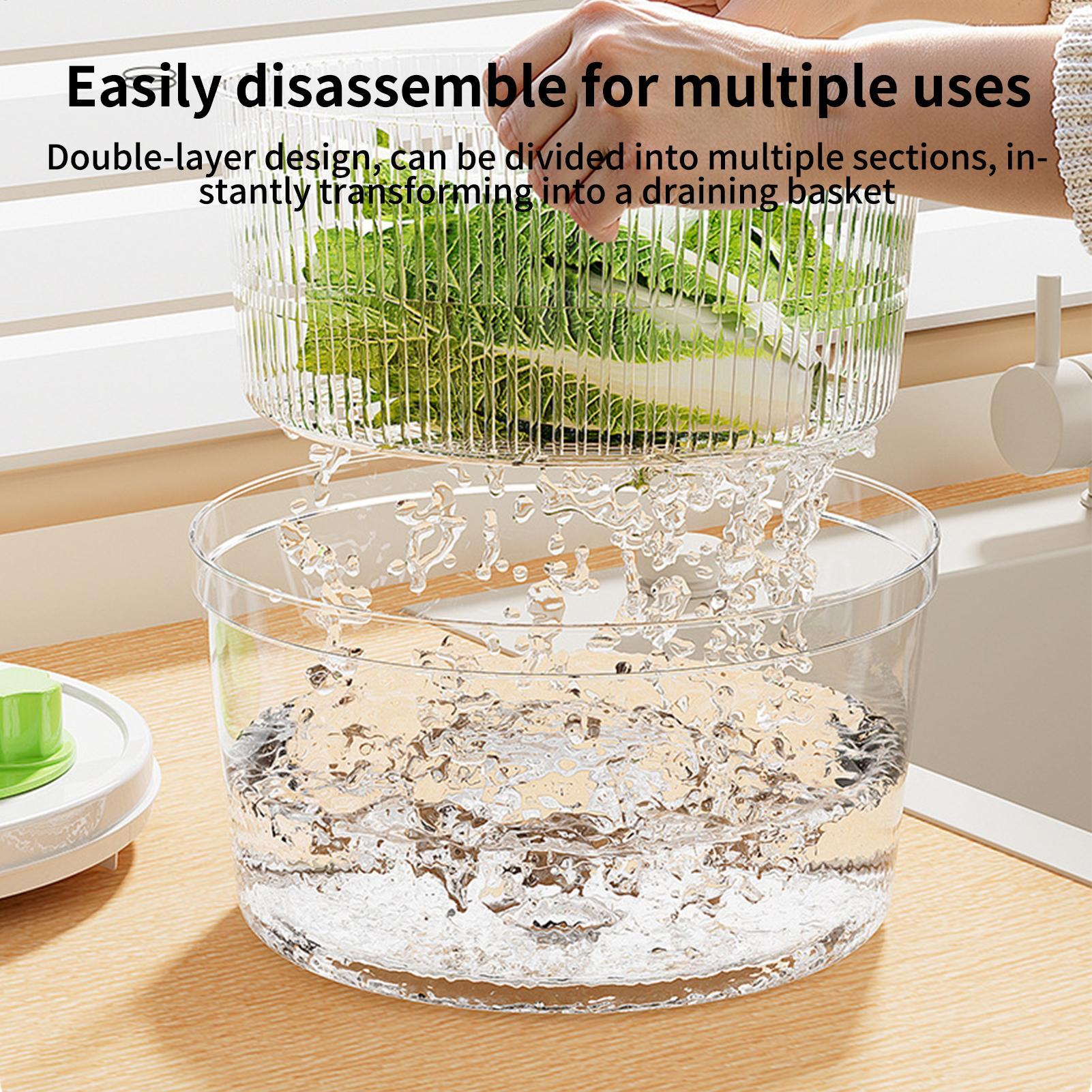 เครื่องปั่นสลัดแบบมือหมุนพร้อม - Salad Spinner บทวิจารณ์และราคา