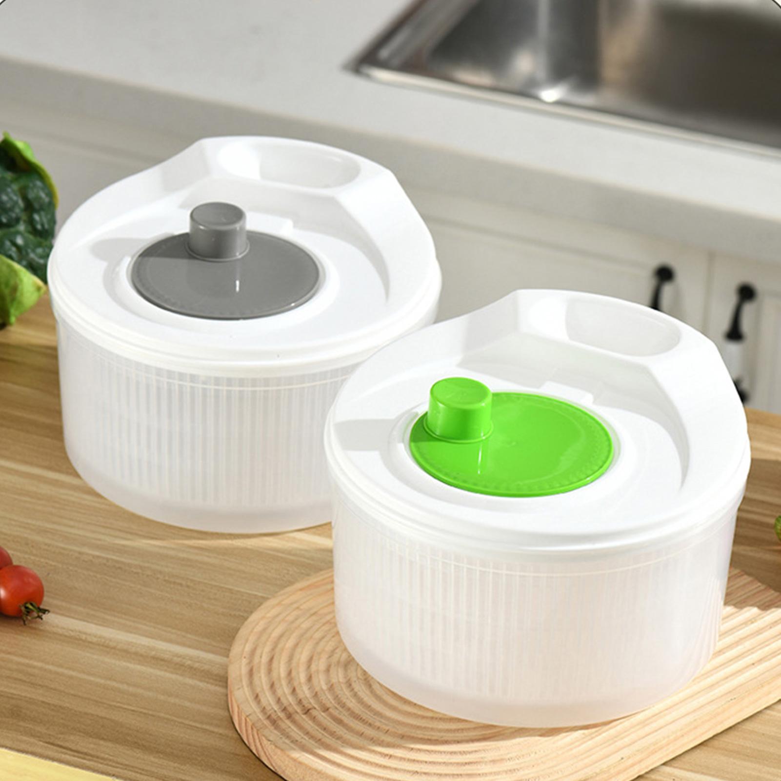 เครื่องปั่นสลัดเครื่องล้างผลไม - Salad Spinner บทวิจารณ์และราคา
