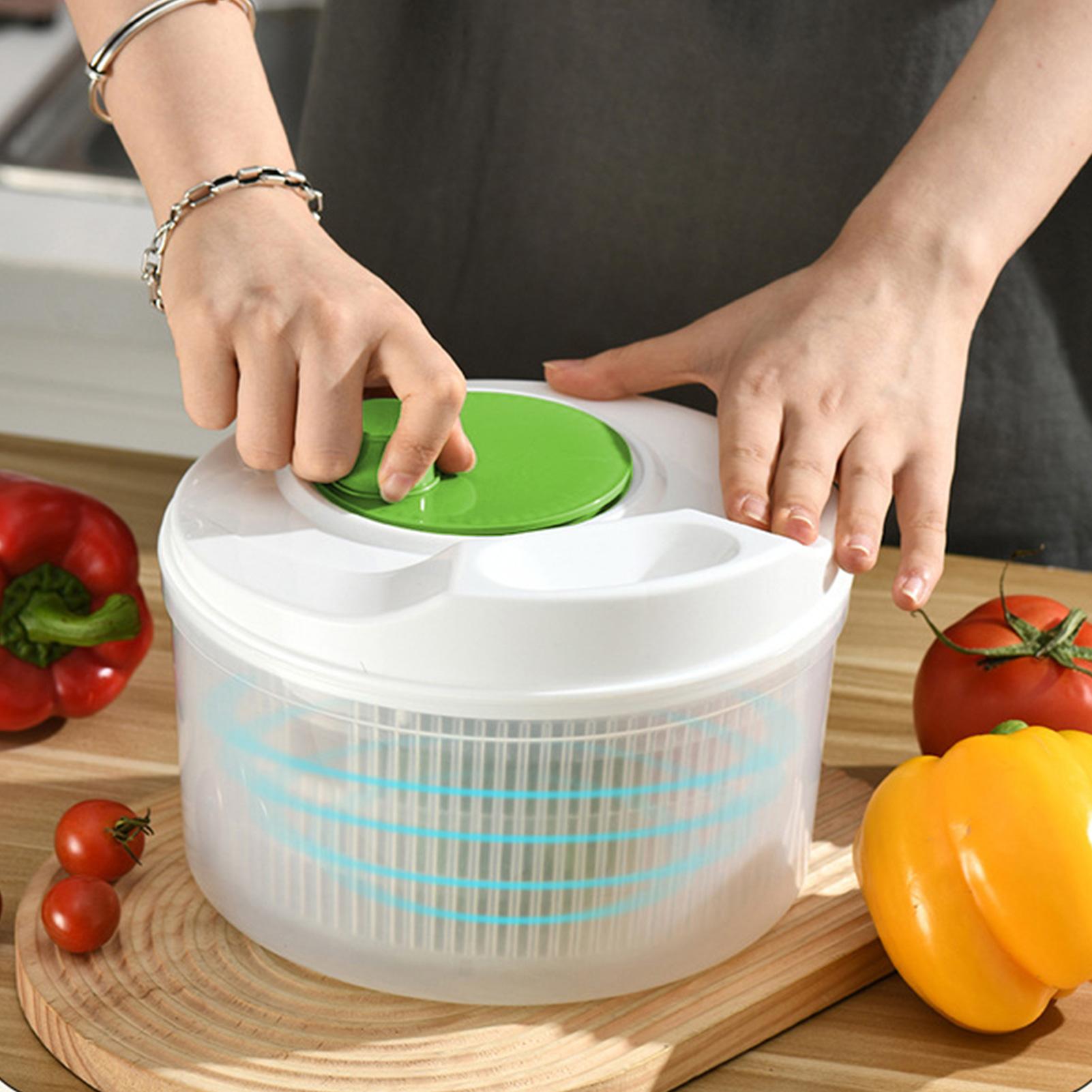 เครื่องปั่นสลัดเครื่องล้างผลไม - Salad Spinner บทวิจารณ์และราคา