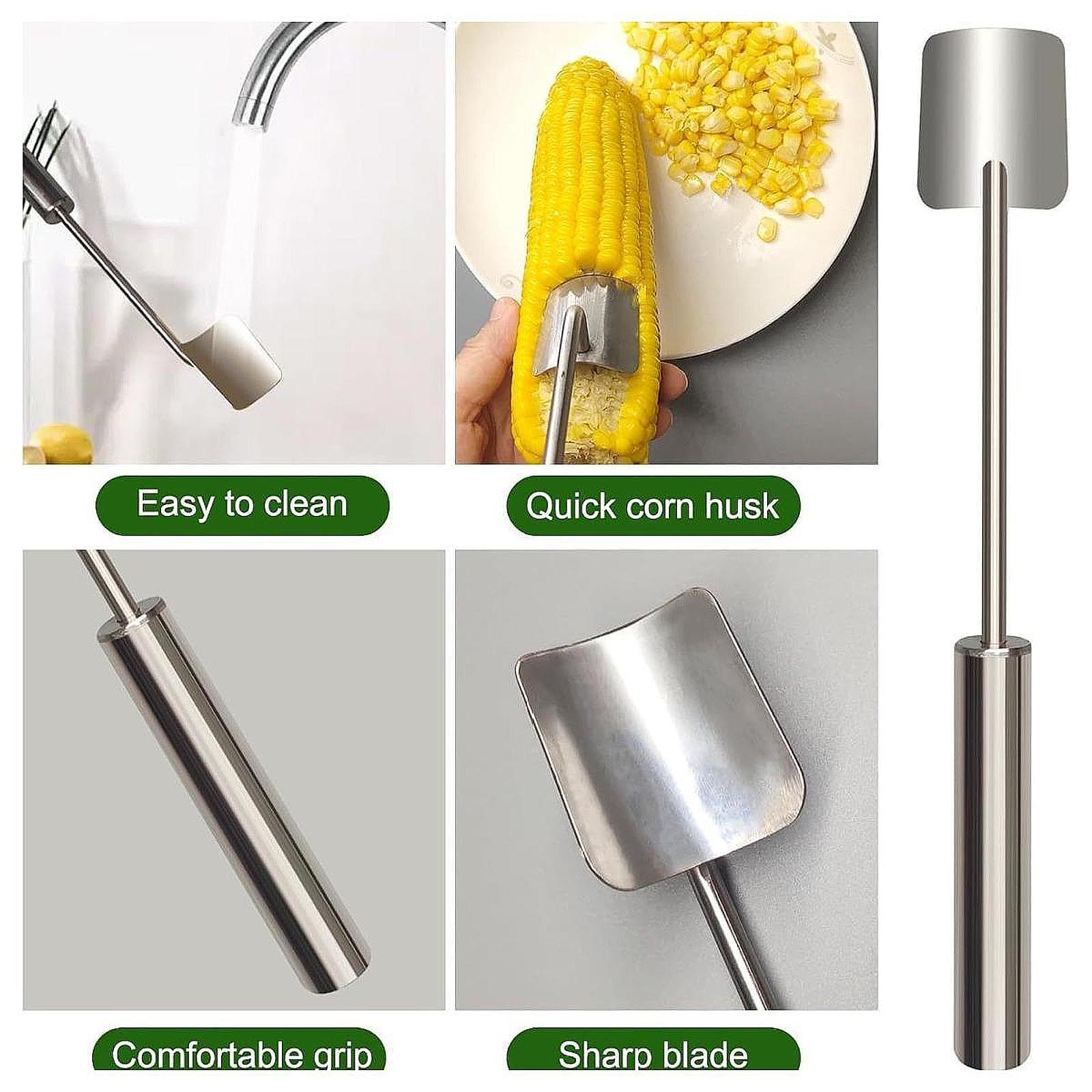 เครื่องปอกเปลือกข้าวโพดแบบมือถ - Kitchen Gadgets For Chefs บทวิจารณ์และราคา