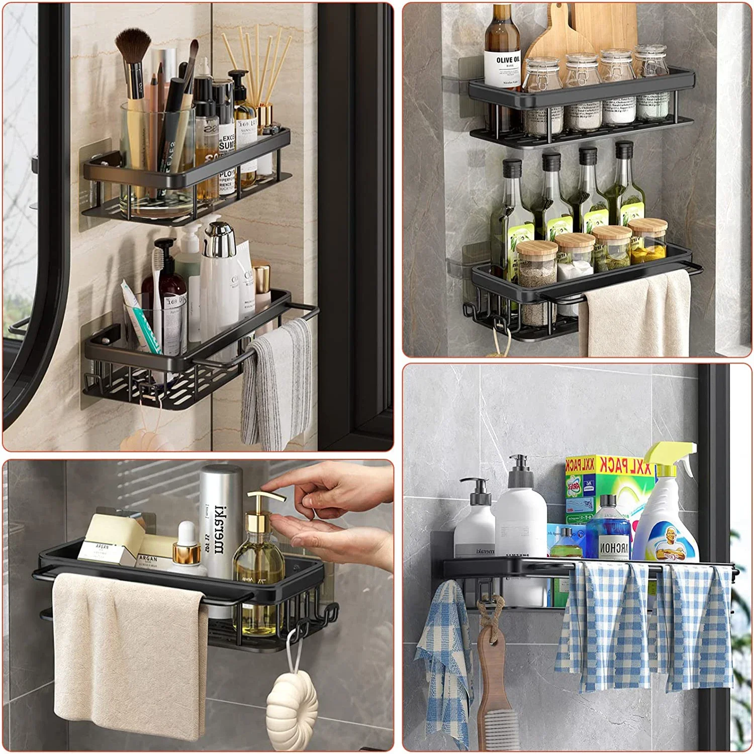 ชั้นวางของในห้องน้ําห้องครัวจั - Kitchen Gadgets Storage Ideas บทวิจารณ์และราคา